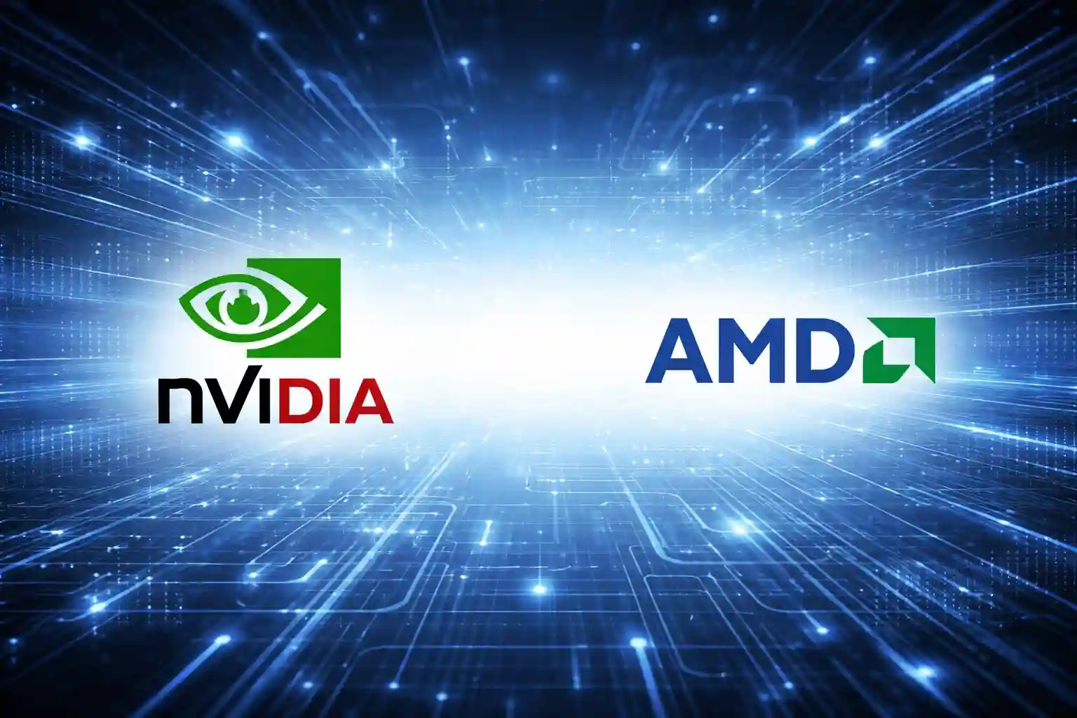 Nvidia and AMD , AI Generated Image